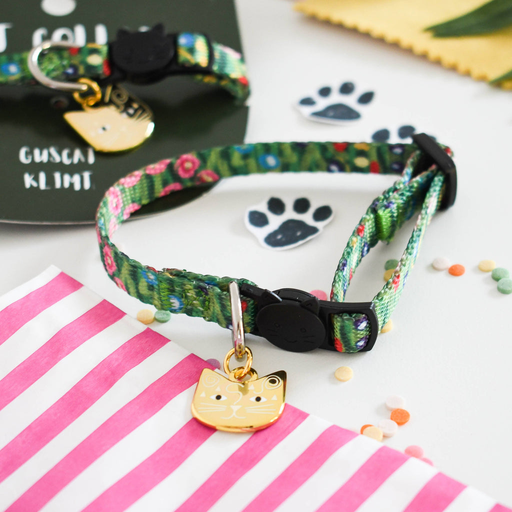 Collier pour chat Guscat Klimt Artist