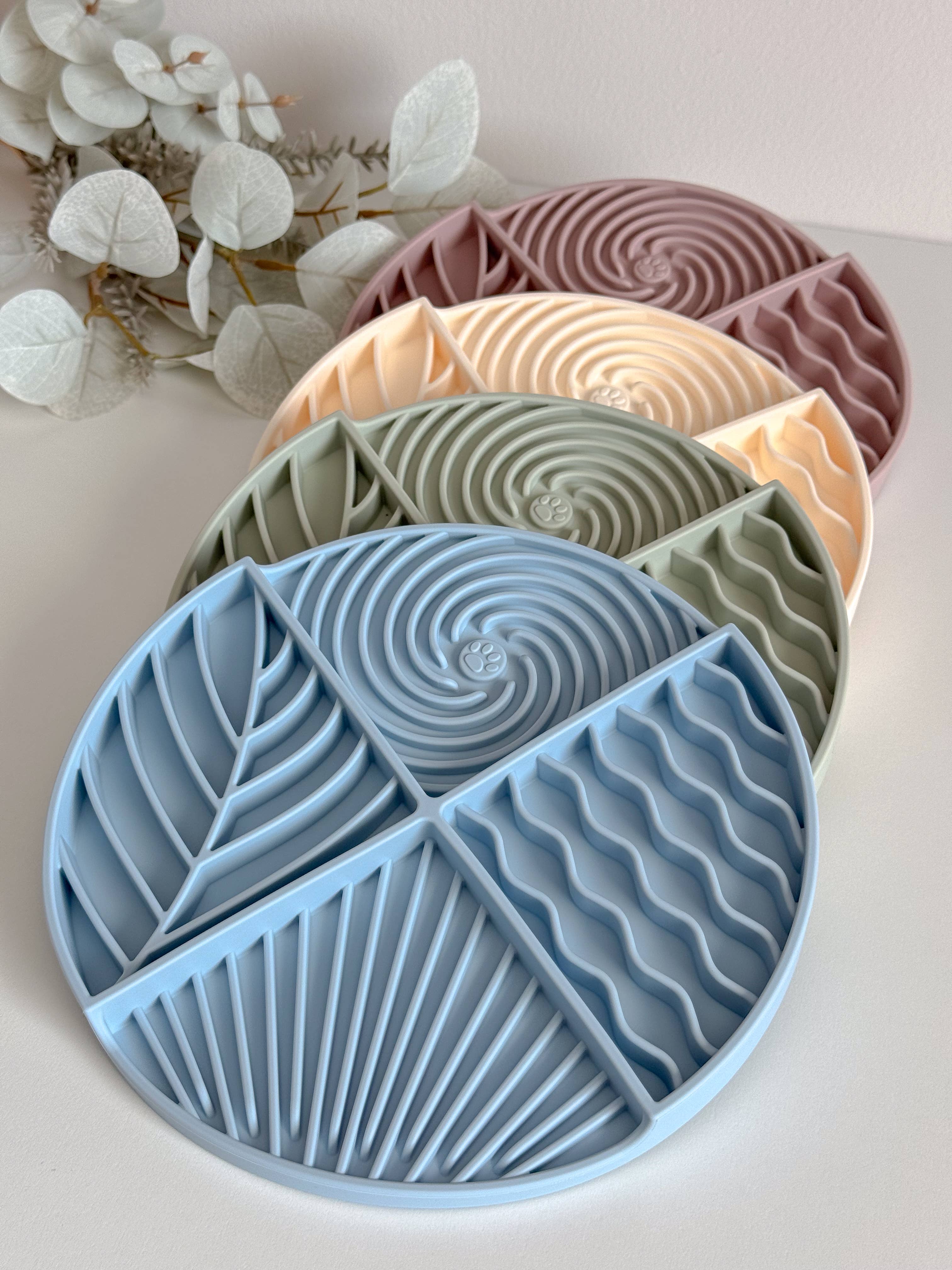 Tapis anti-dérapant Bali pour chiens et chats, bol lent