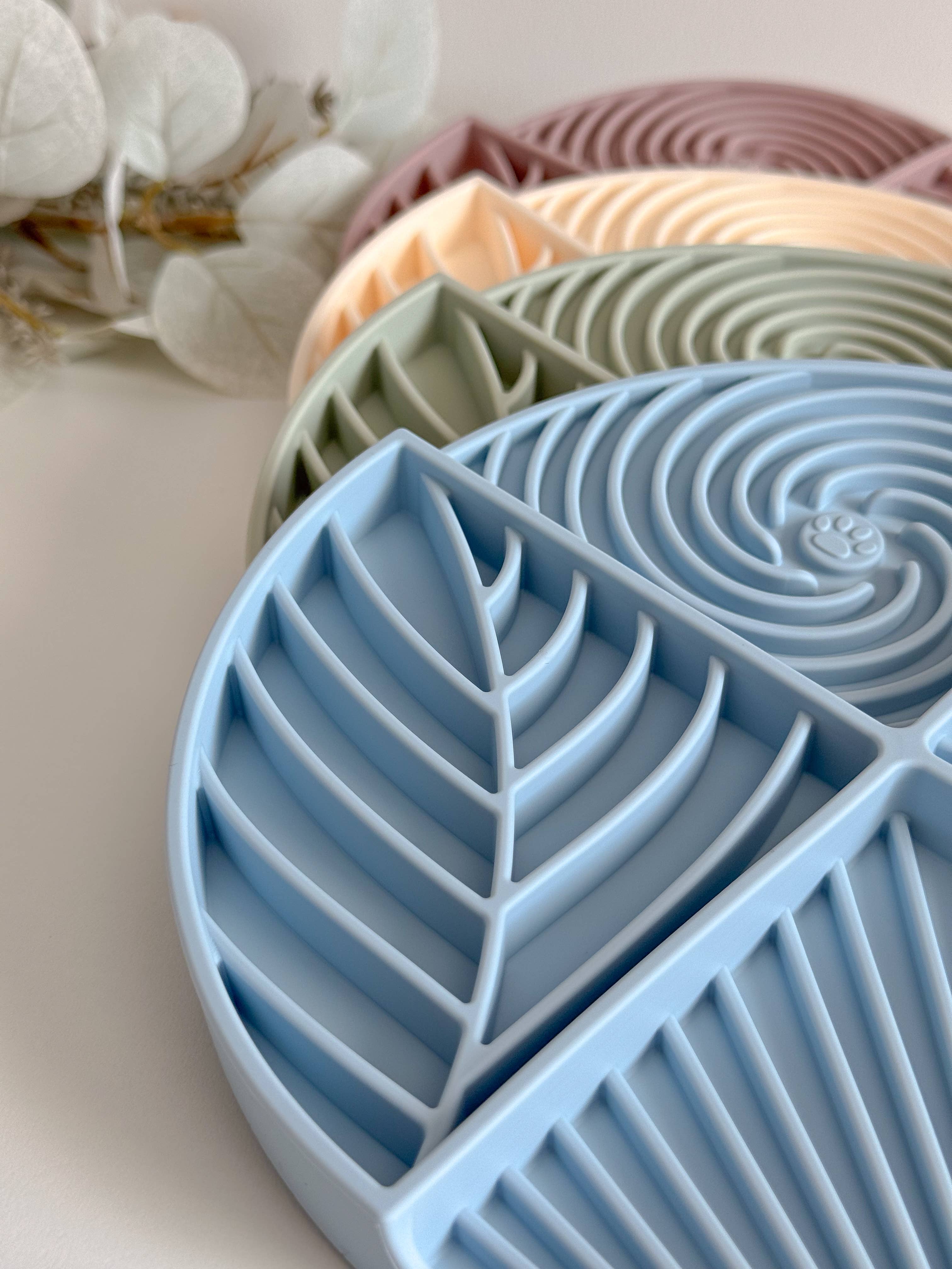 Tapis anti-dérapant Bali pour chiens et chats, bol lent