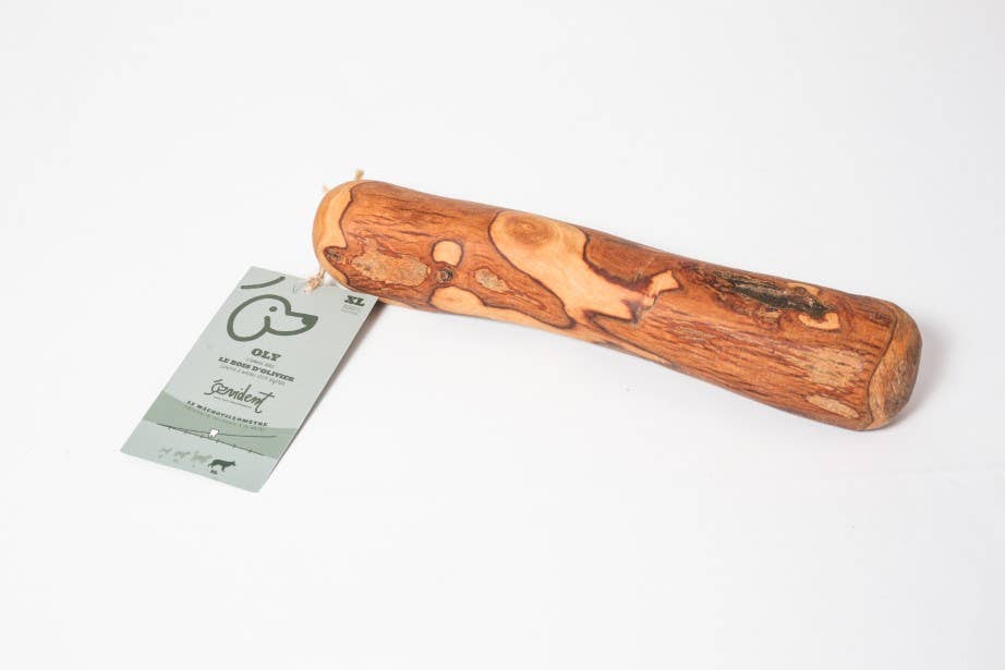 OLY - Bâton en bois d'olivier à mâcher pour chien