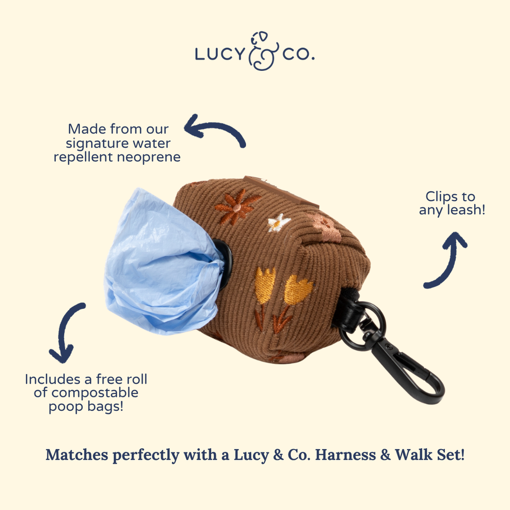 Porte-sacs à déjections Chocolate Meadows – Lucy & Co - Automne