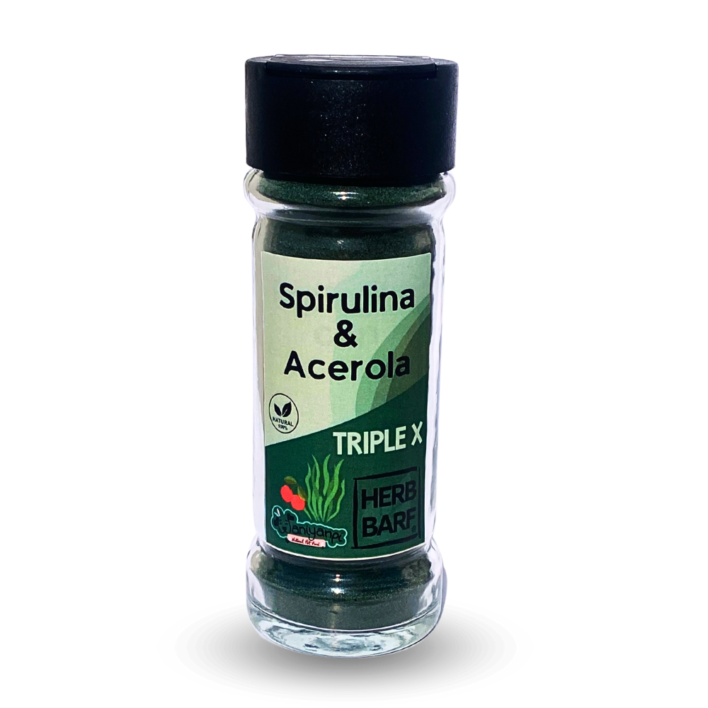 Triple X - Supplément de Spiruline & Acérola / Herb Barf
