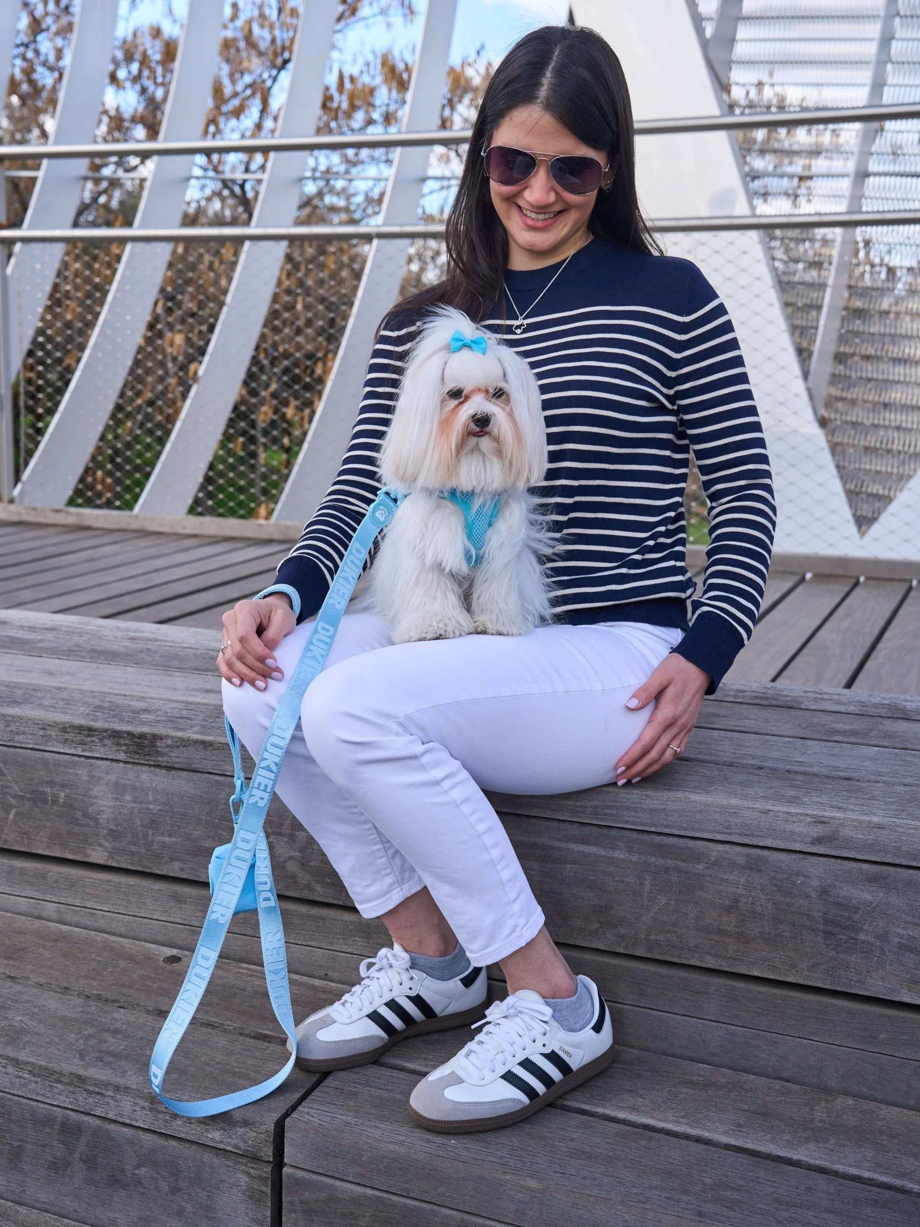 Dukier — Laisse Soft Blue — Taille S