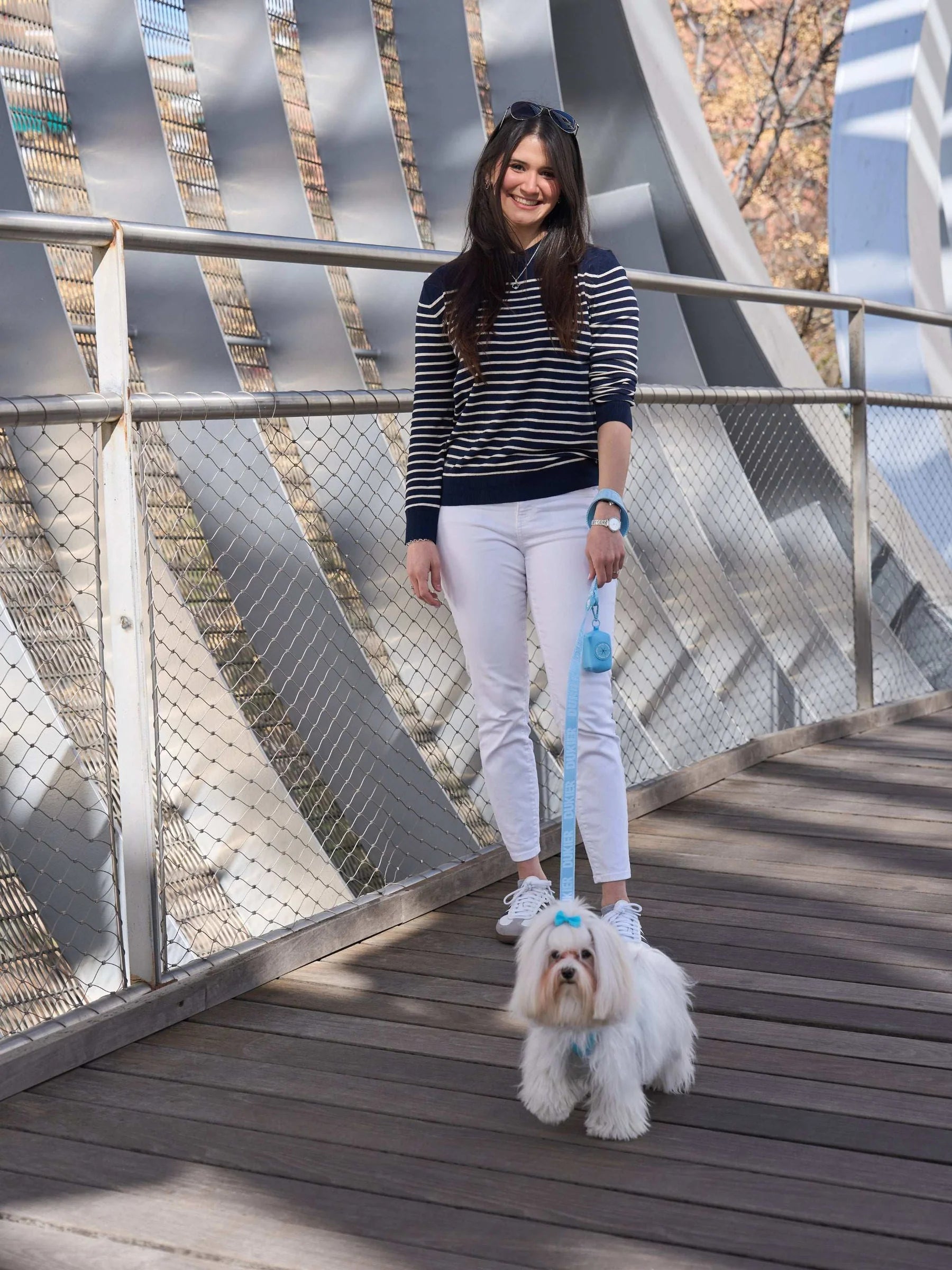 Dukier — Laisse Soft Blue — Taille S