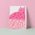 Carte en forme de chat