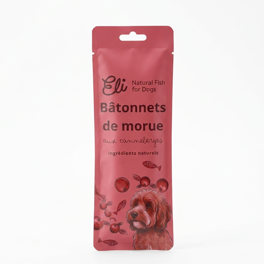 Bâtonnets de morue aux canneberges – 30 g