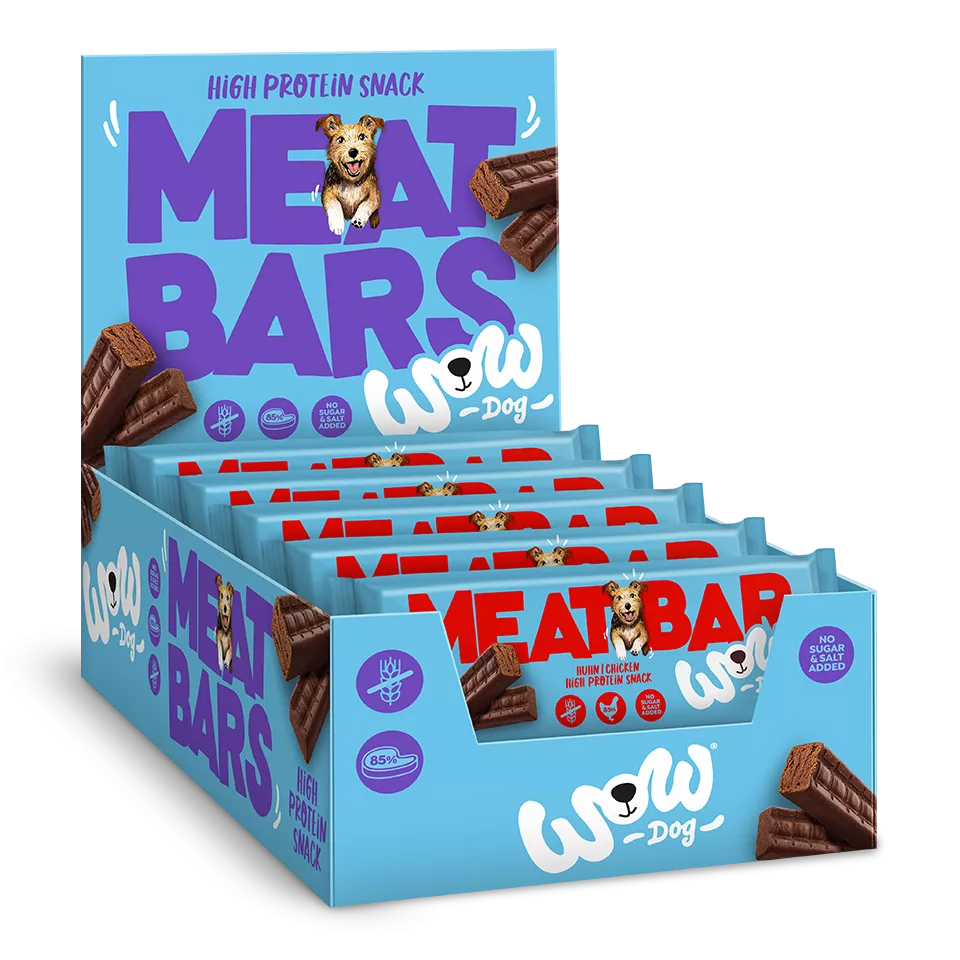 WOW Meat Bar Poulet – Friandise protéinée pour chien 40 g