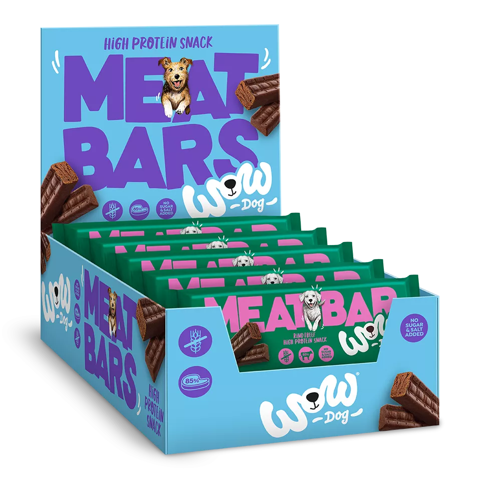 WOW Meat Bar Bœuf – Friandise protéinée pour chien 40 g
