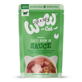 WOW CAT Poulet en Sauce – Nourriture humide pour chat adulte - 85g