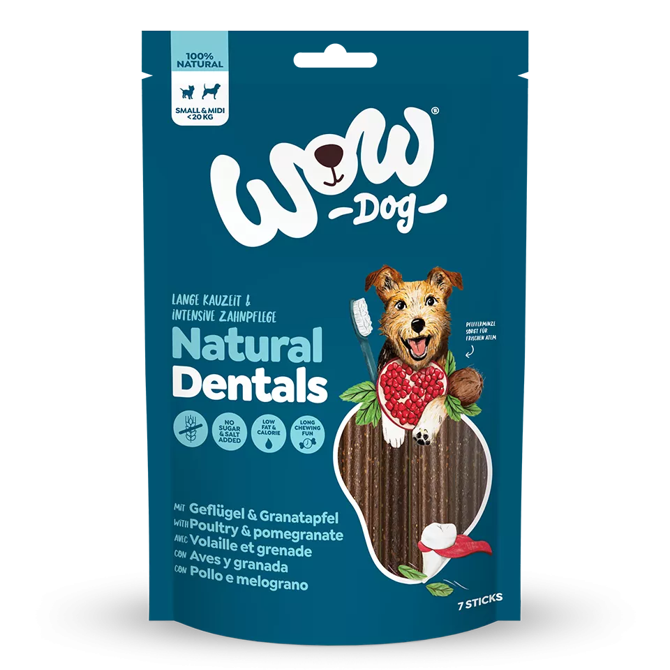 WOW – Soins dentaires pour chien à la volaille & grenade