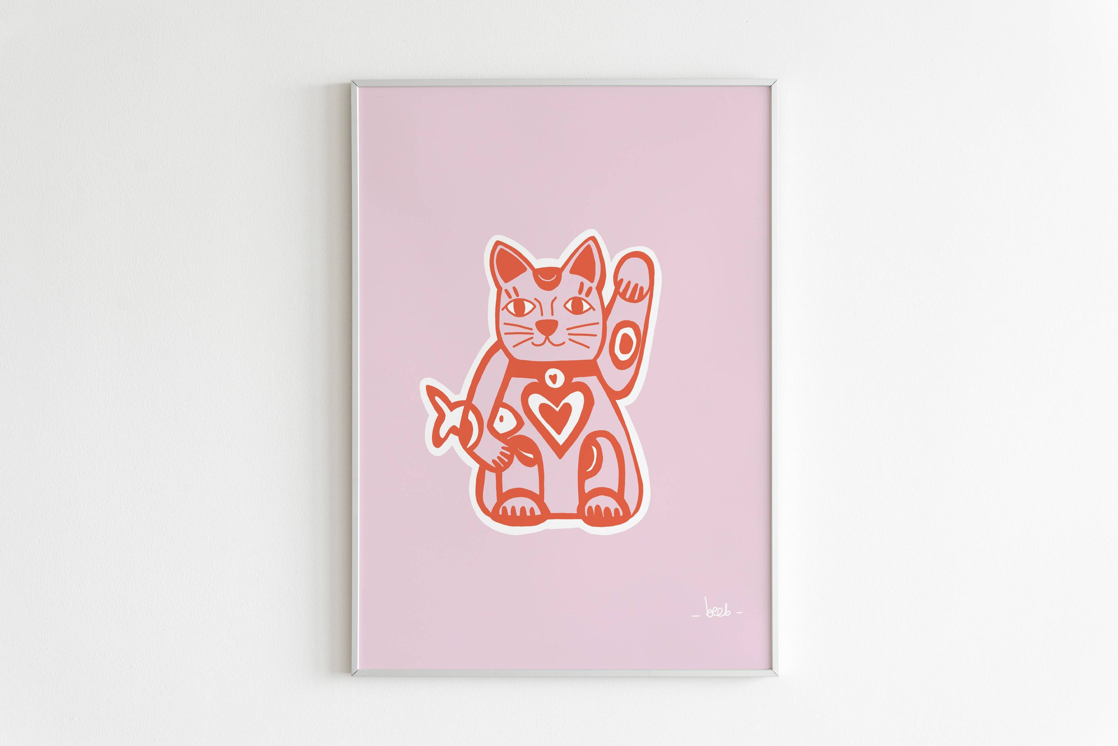 Affiche « Lucky Cat »