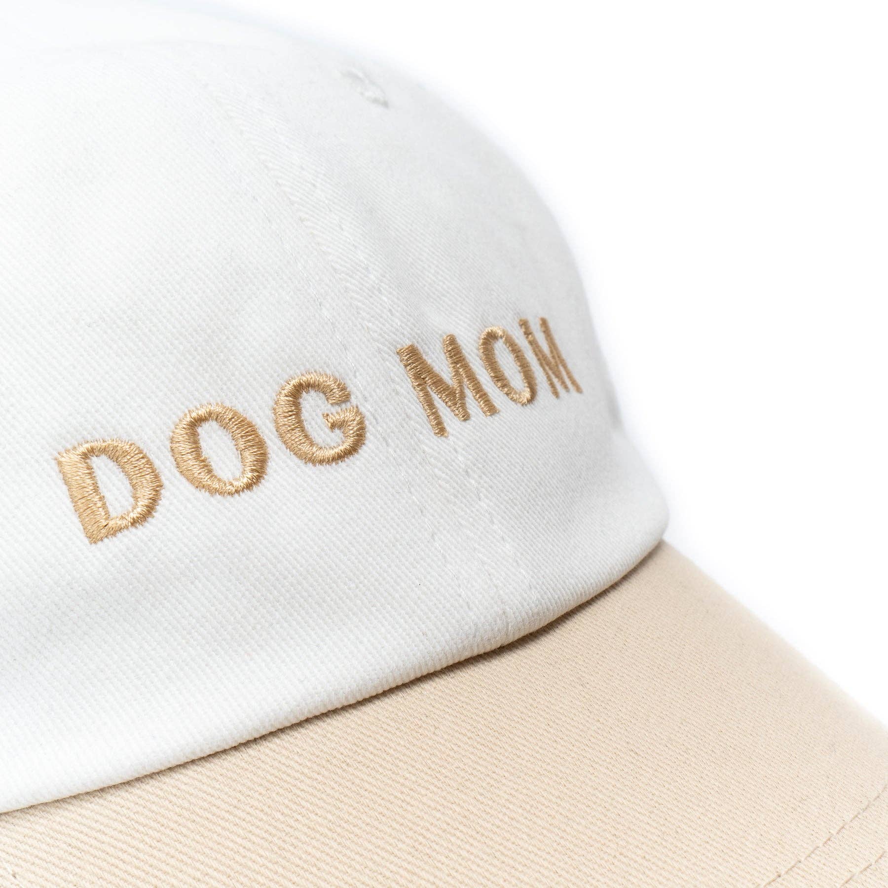 Casquette 2 Tons Ivoire Dog Mom Lucy & Co.