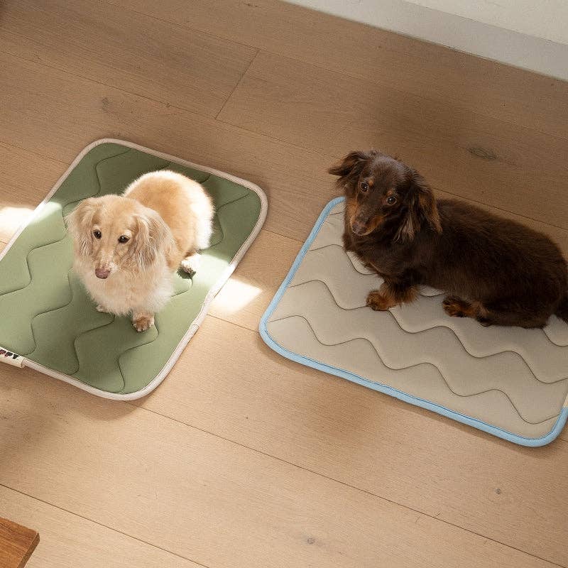 Tapis Rafraîchissant Mémoire de Forme Cool Wave – Puppy Gallery | Coloris Kaki - chiens et chats