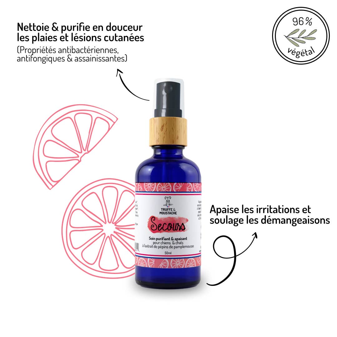 Soin purifiant et anti-démangeaisons, "Secours"
