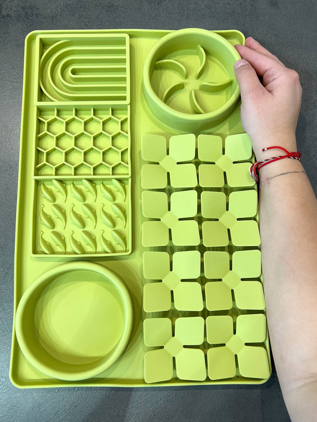 Tapis d'alimentation XL, tapis de léchage pour grands chiens, bol lent