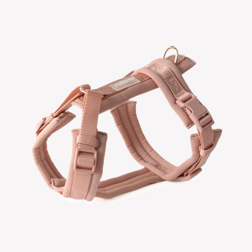 (Pré-commande)Harnais de confort pour chien Furlou – Rose poudré