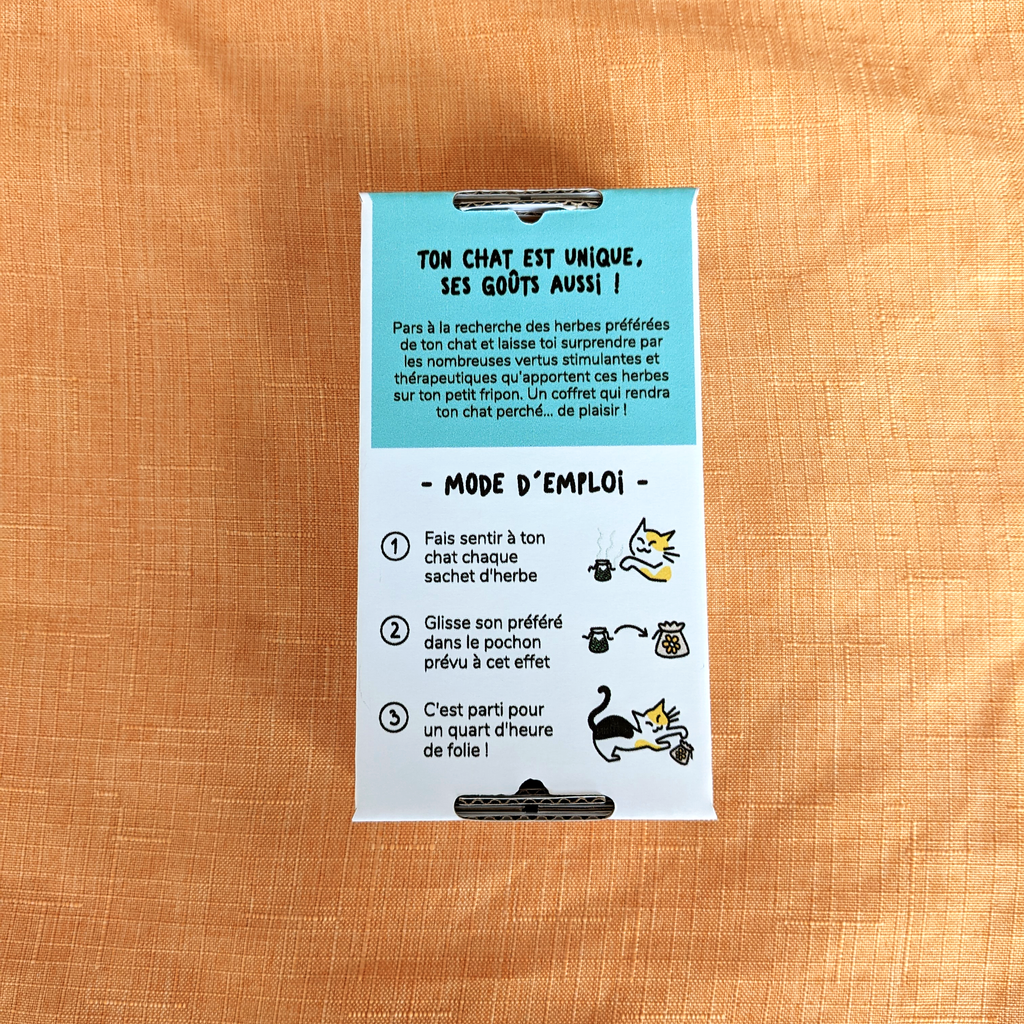 Coffret découverte herbes aux chats