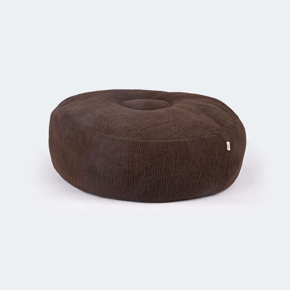 Pouf pour Chien & Chat Teddy Chocolat – Couchage Rond & Moelleux