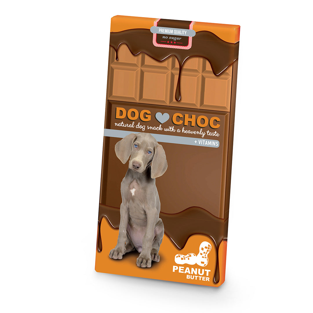 Dog Choc – Barre « chocolat » pour chien – 100 g