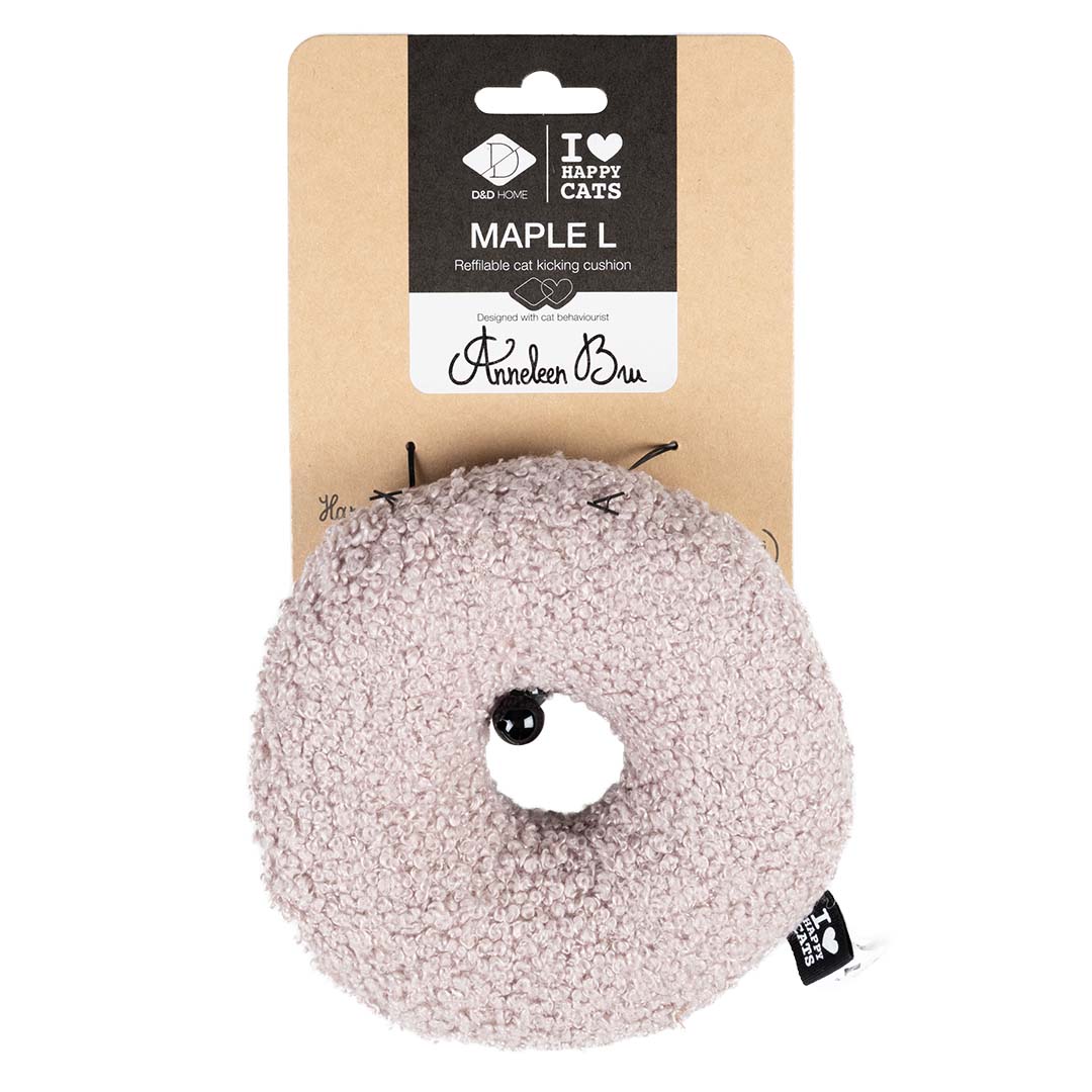 Donut rose à l'herbe à chat