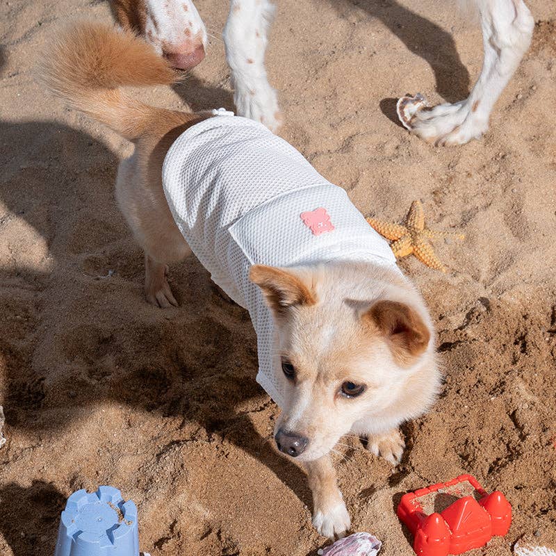 Débardeur Rafraîchissant Gom Gom – Puppy Gallery | Coloris Blanc