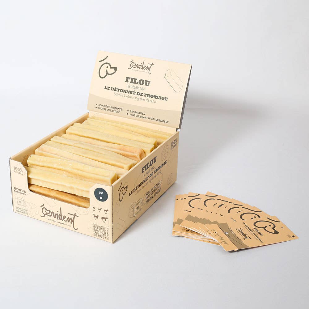 FILOU - Bâtonnets de fromage à mâcher pour chien