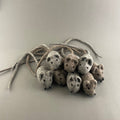 Souris en feutre doux pour chat grise