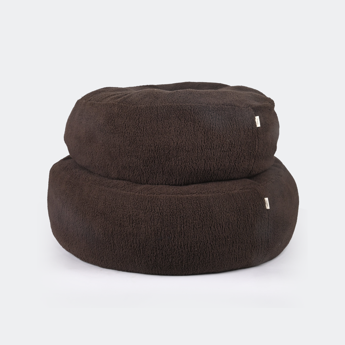 Pouf pour Chien & Chat Teddy Chocolat – Couchage Rond & Moelleux