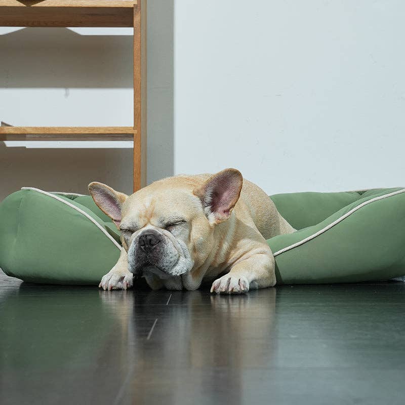 Canapé Lit Rafraîchissant — vert kaki - chiens et chats