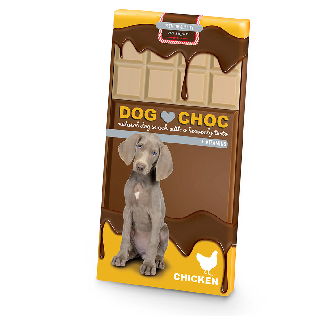 Dog Choc – Barre « chocolat » pour chien – 100 g
