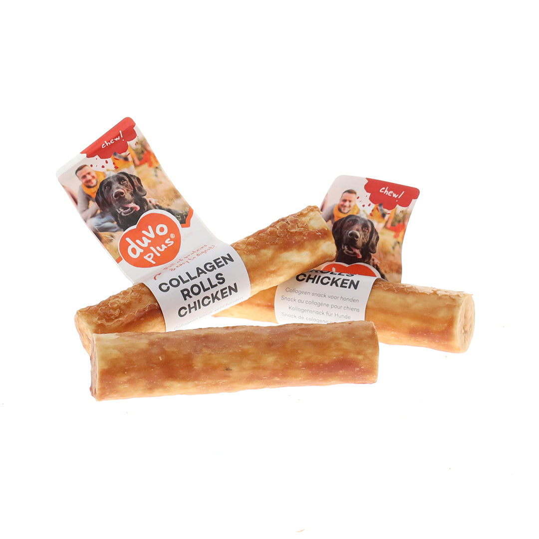 chew! Rouleaux de collagène au poulet
