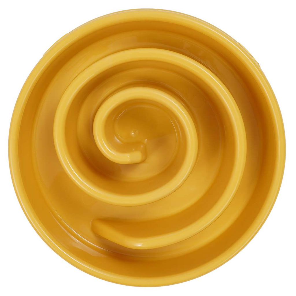 Duvoplus — Gamelle Anti-Glouton Spirale Jaune