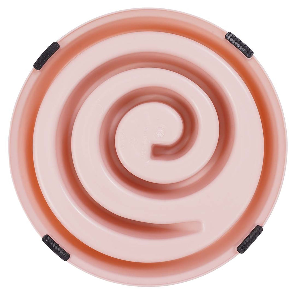 Duvoplus — Gamelle Anti-Glouton Spirale Rose