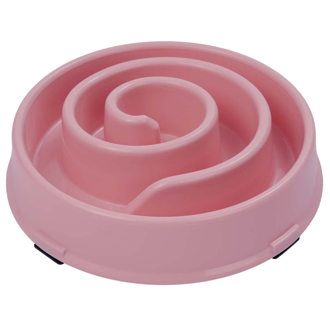 Duvoplus — Gamelle Anti-Glouton Spirale Rose