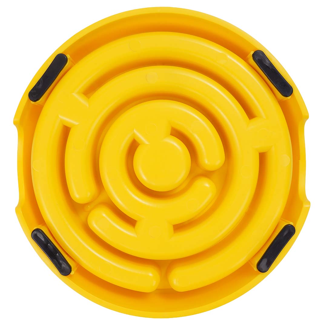 Duvoplus — Gamelle Anti-Glouton Spirale Jaune