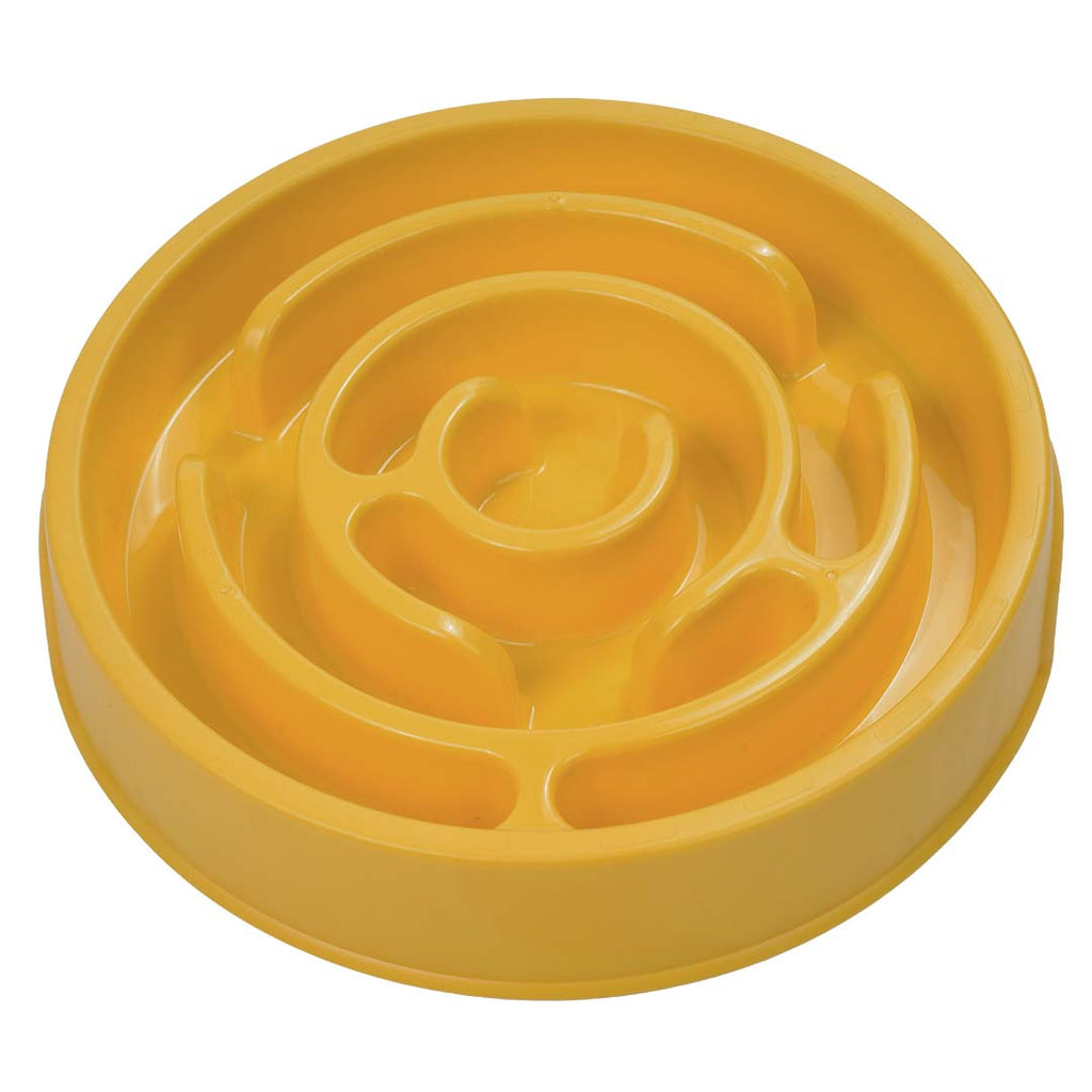 Duvoplus — Gamelle Anti-Glouton Spirale Jaune