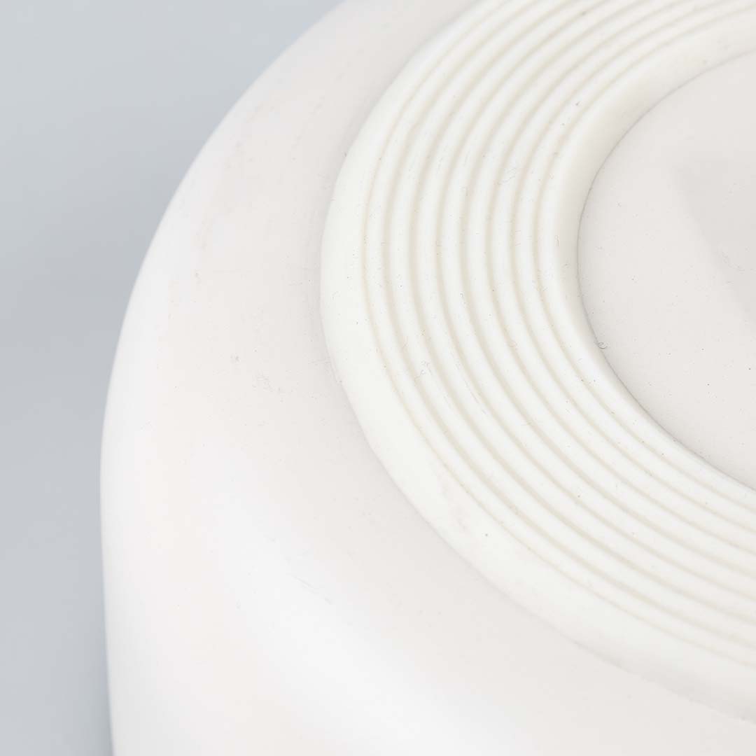 Gamelle antidérapante en inox Heavy Fix – Crème