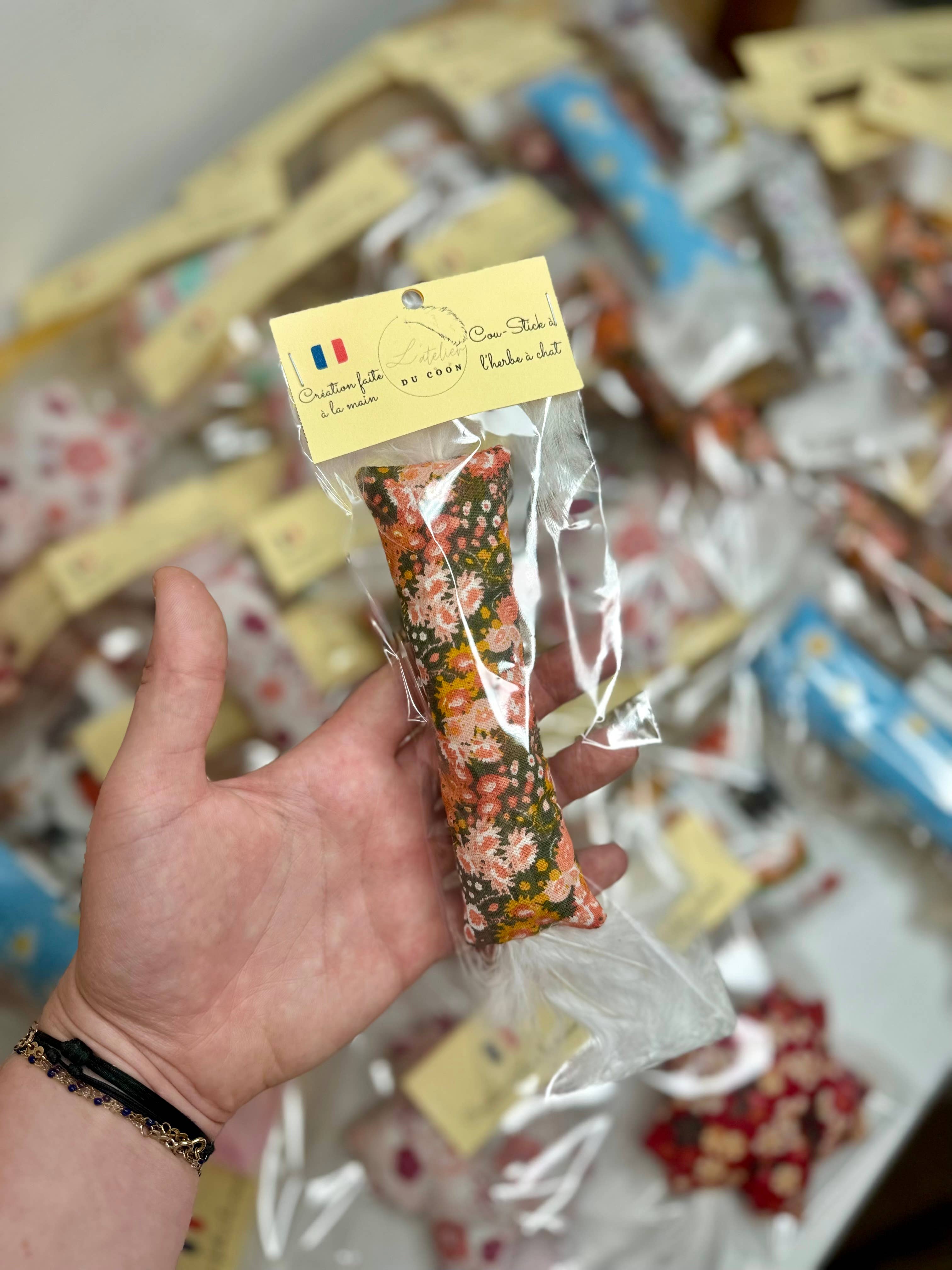 Cou-Stick à l'herbe à chat - jouet