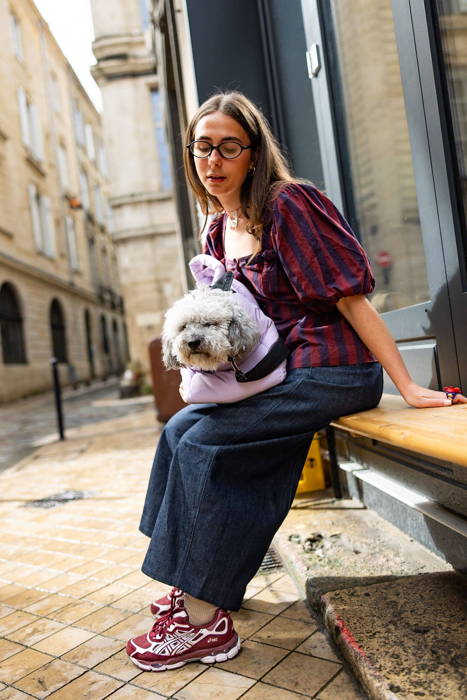 Sac de voyage WELOCA homologué avion  - Lilas