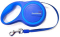 Doodlebone — Laisse Rétractable Rambler Bleu Bicolore — 5 m — jusqu'à 25 kg