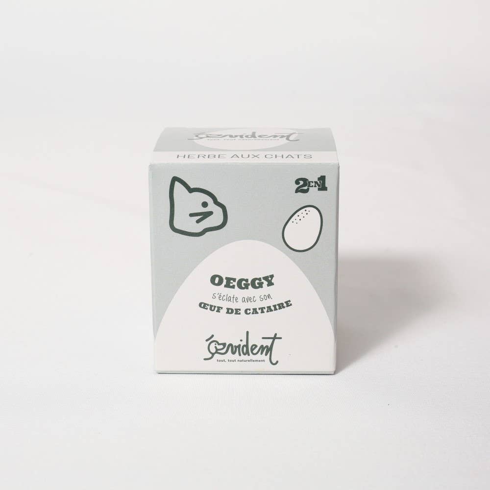 OEGGY - Oeuf d'herbe aux chats 55G