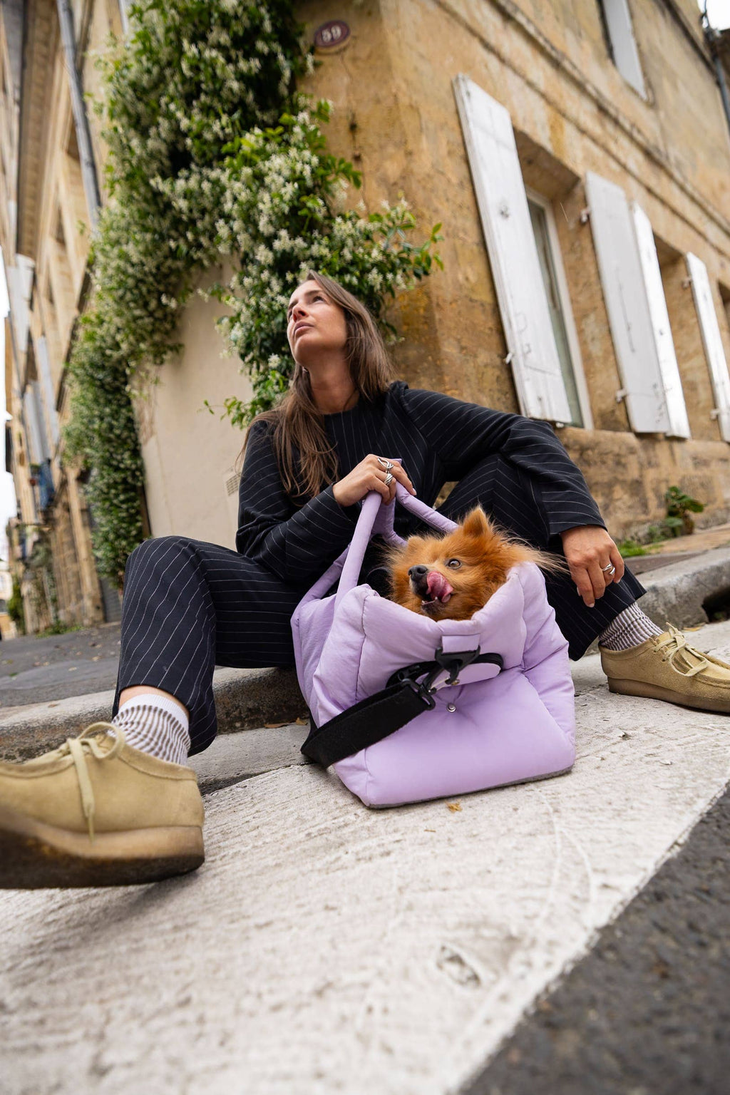 Sac de voyage WELOCA homologué avion  - Lilas