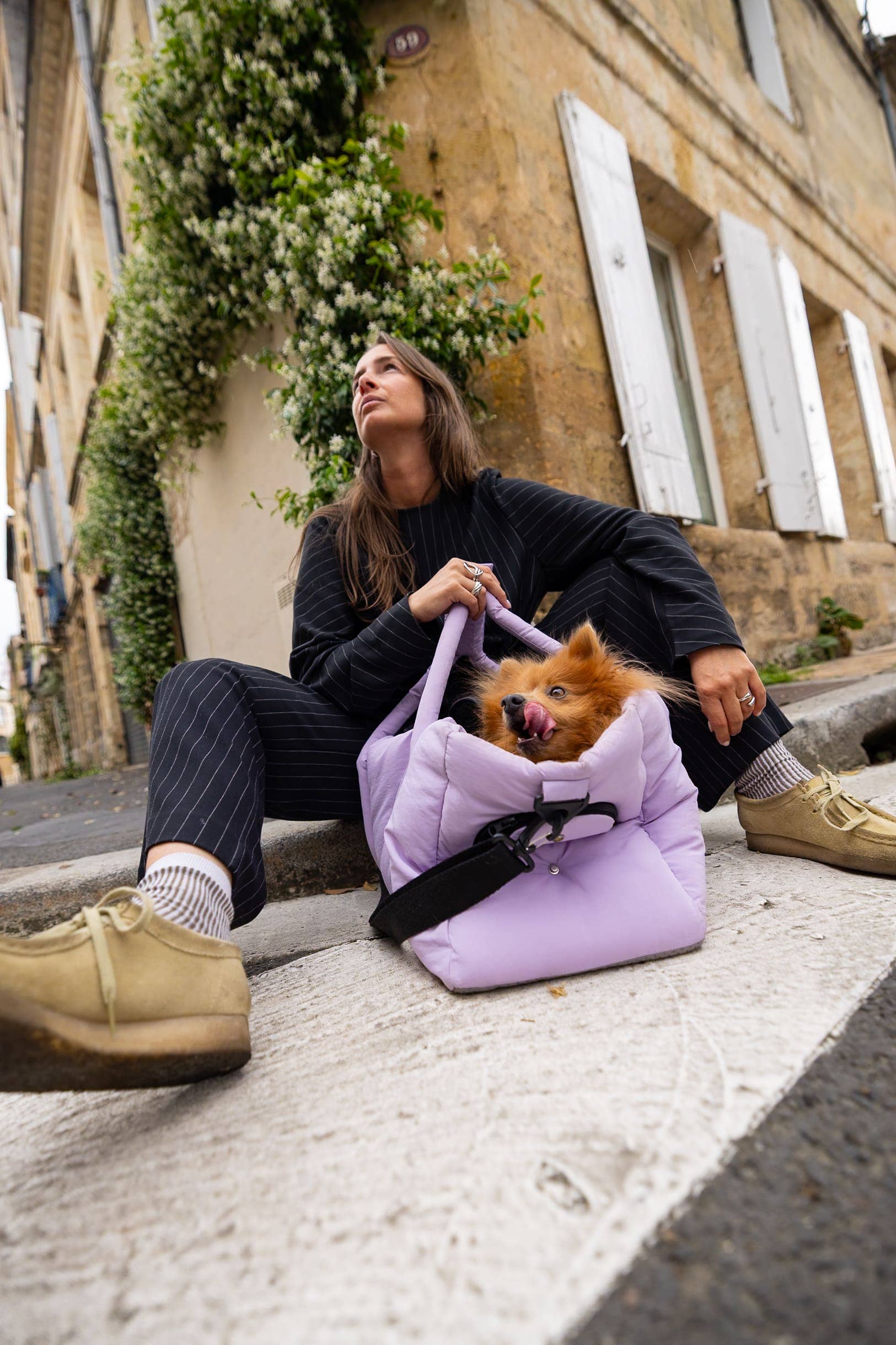Sac de voyage WELOCA homologué avion  - Lilas