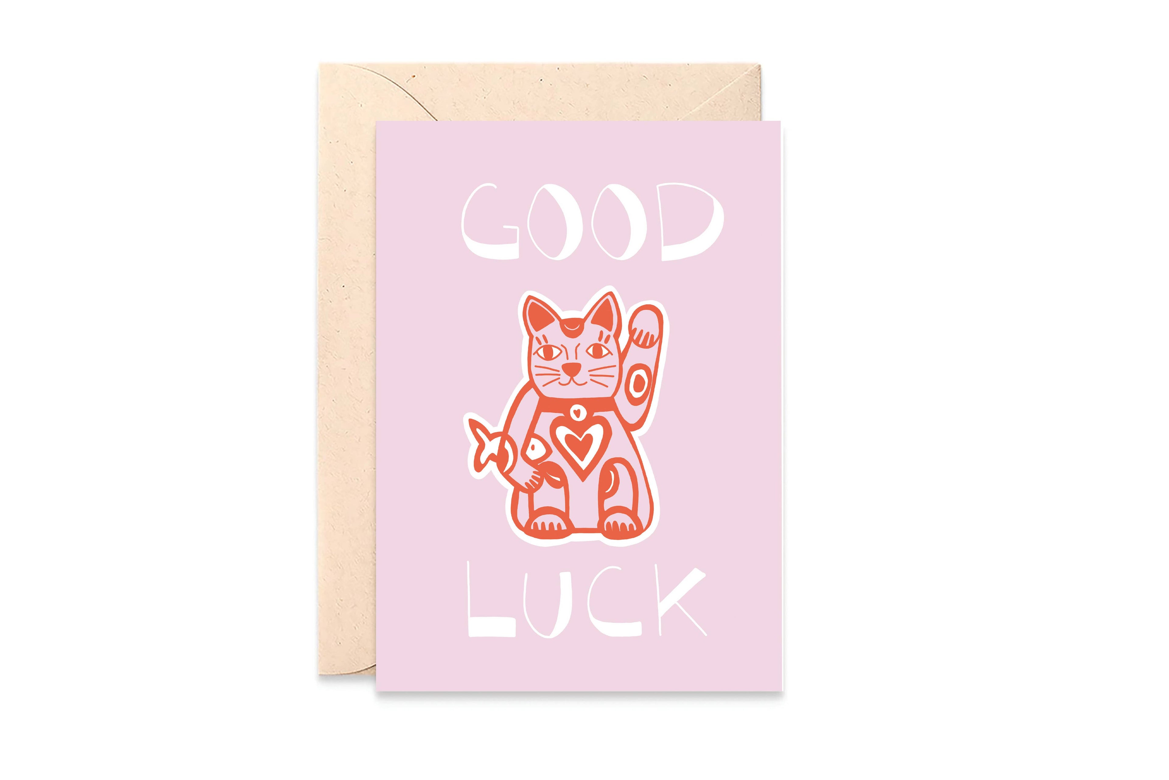 Carte « Good Luck Cat »