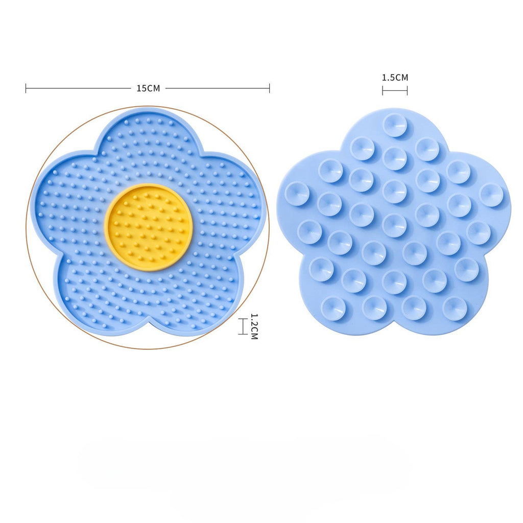 Bowlo - Tapis de léchage en forme de fleur