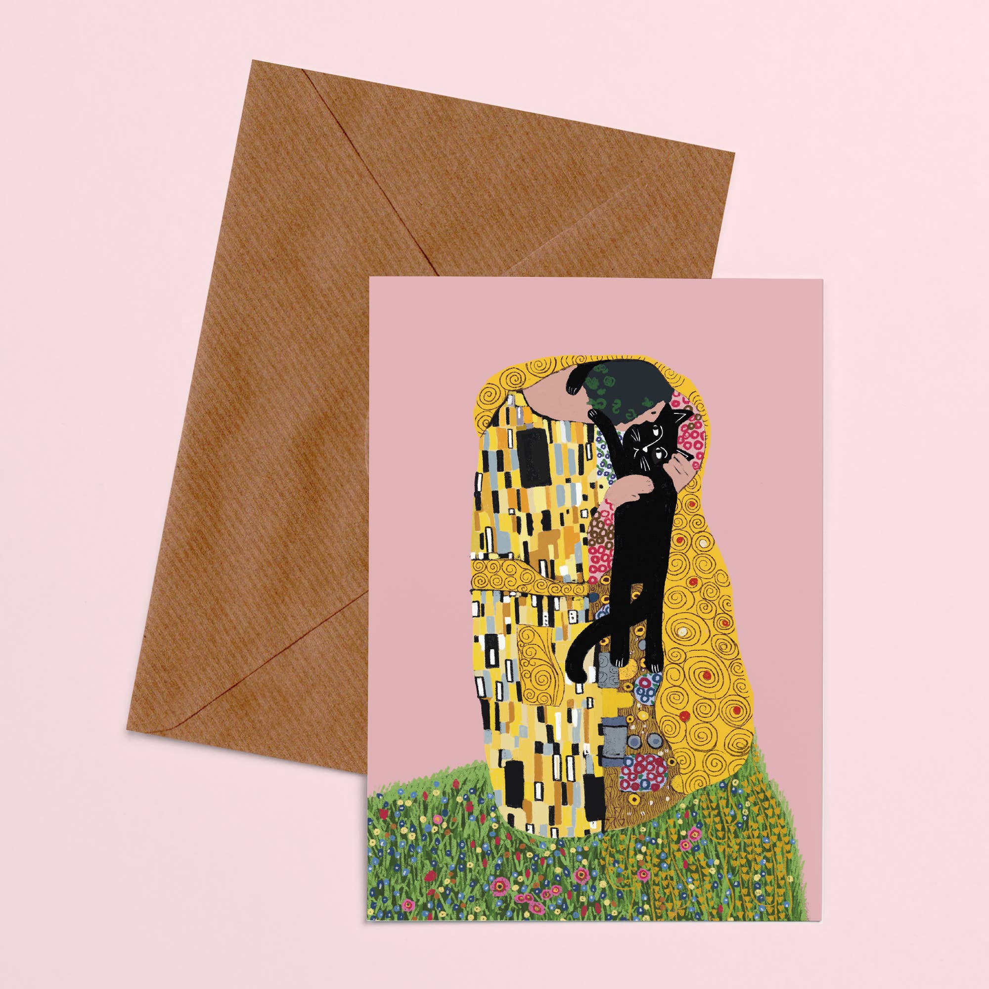 Carte d'artiste The Cat Kiss Cat