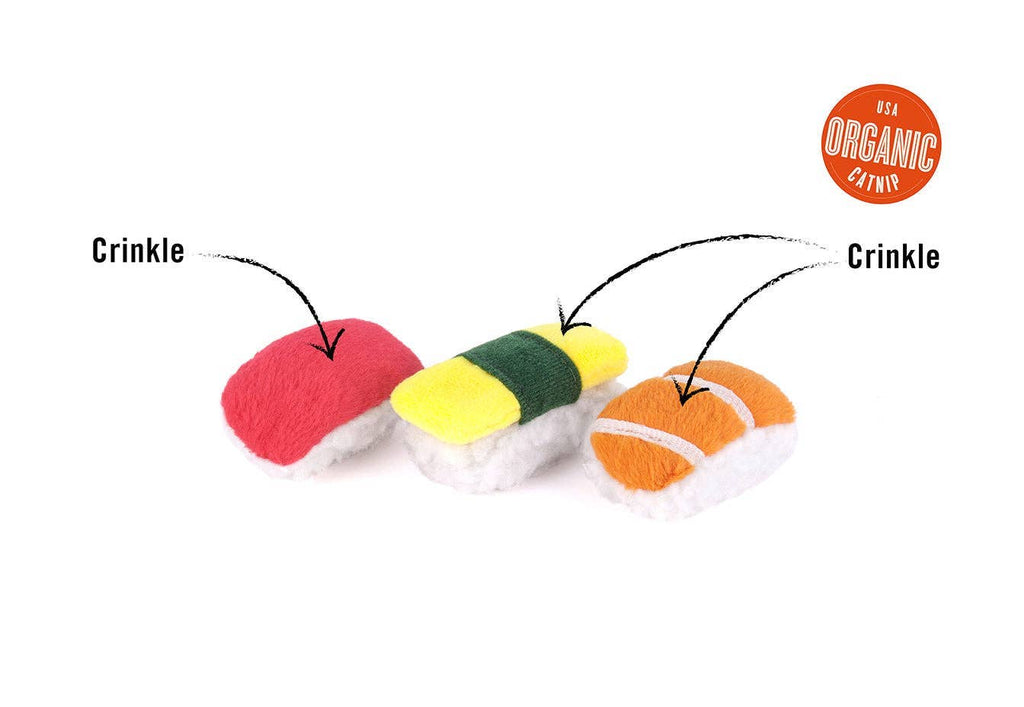 Sushis à l'herbe à chat
