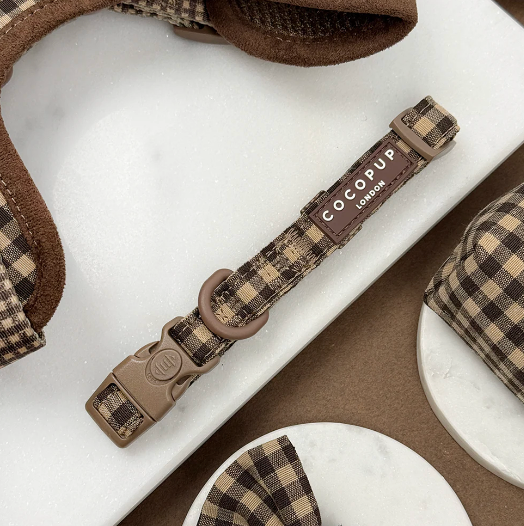 Collier Cotswolds à carreaux – Cocopup London