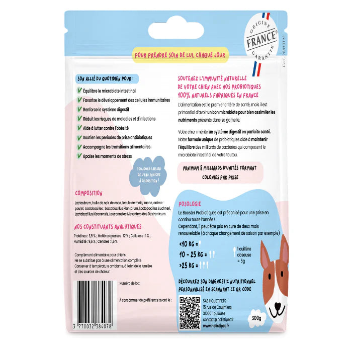 Holistipet - Booster Probiotiques (XXL - 300 g)