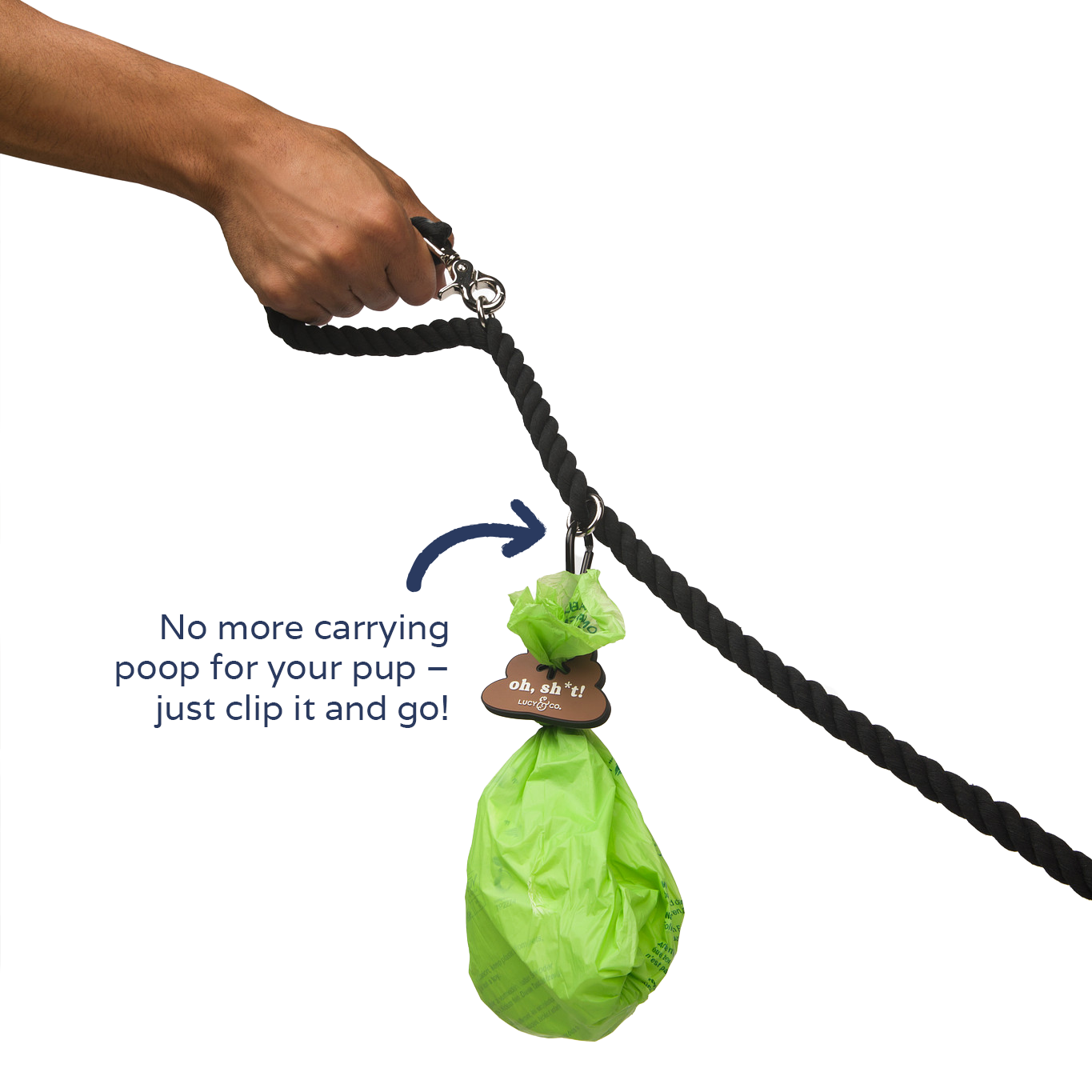 Accroche Sac à Déjection Lucy & Co. – Poop Clip